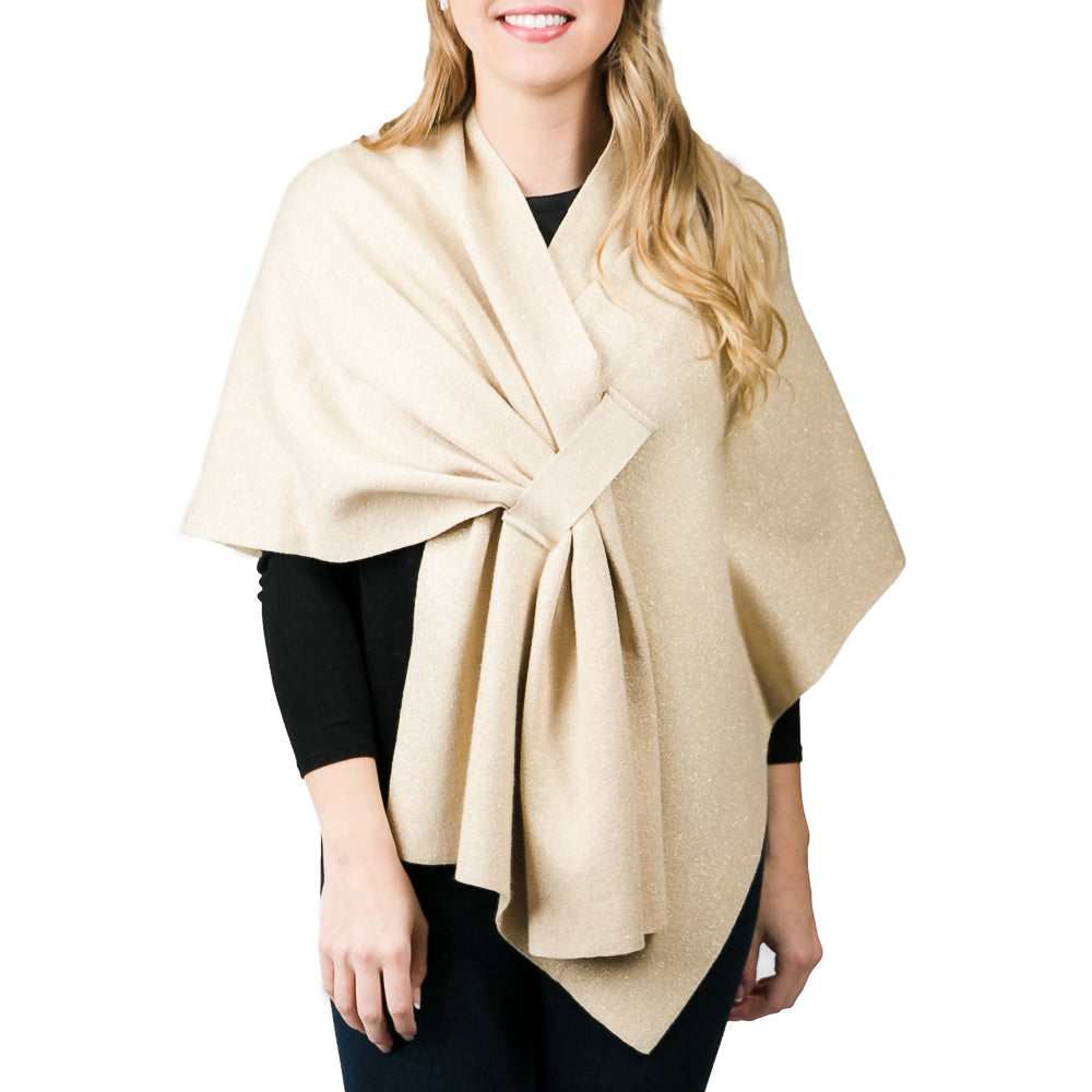 Solid Katie Knit Keyhole Wrap | Top it Off Accessories – Top It Off