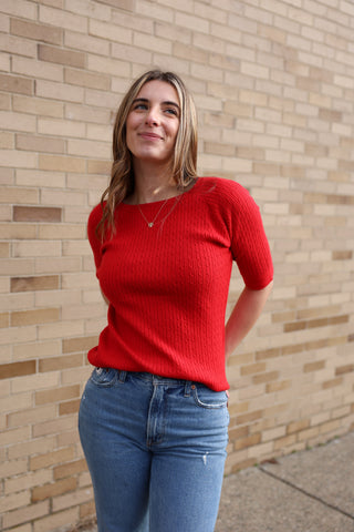 women wearing flutter top