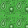 green bandana swatch