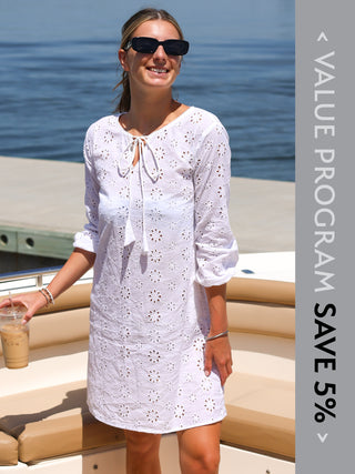 Shift Style Eyelet Cover-Up White Eyelet Program - Spring 2026