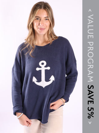Jetty Pullover Sweater Anchor Program - Spring 2026