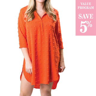 Carmella Tunic Dress Program: Orange - Spring 2024