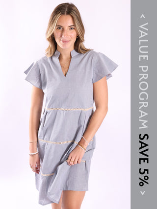 Joie Dress Black and White Stripes Program - Spring 2026