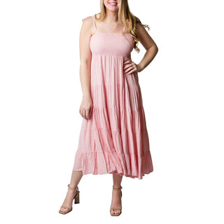 Light Pink tiered strappy dress