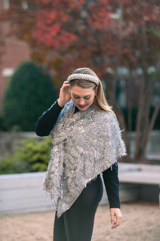 Bejeweled Silver Headband