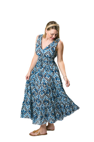 Lynnette Dress Program: Blue Paisley - Spring 2024