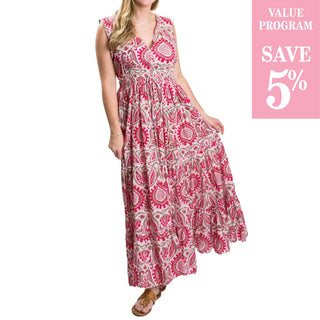 Lynnette Dress Program: Pink Paisley - Spring 2024