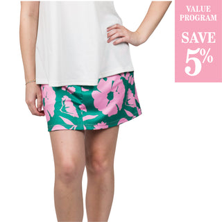 pink and green cosmos skort sold in size assortment