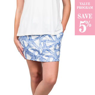 periwinkle starfish skort sold in size assortment