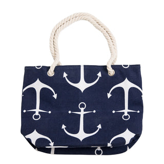 blue navy anchor bag