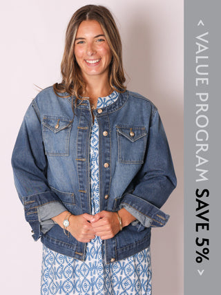 Coco Jean Jacket Light Wash Program - Spring 2026