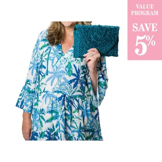 Violet Dress Program: Green and Blue Palm Trees - Spring 2024