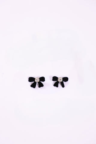 Velvet Bow Earrings