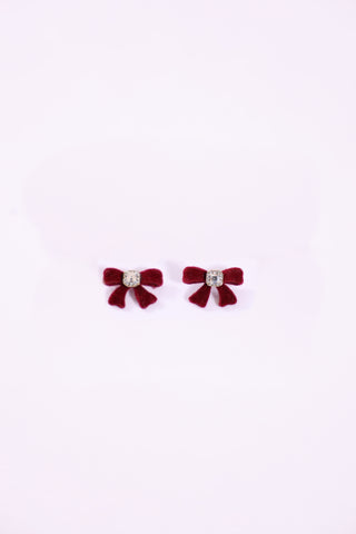 Velvet Bow Earrings
