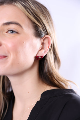 Velvet Bow Earrings