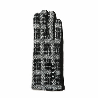 Gray Plaid Toby Touch Screen Glove