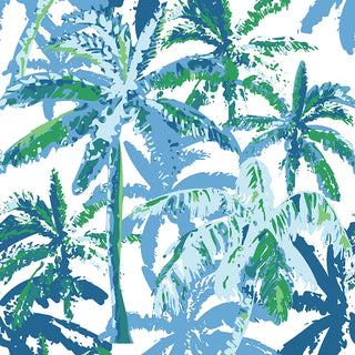 Elise Dress Program: Green and Blue Palm Trees - Spring 2024