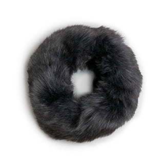 Gray faux fur headband