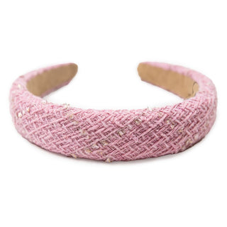 Light pink knit headband