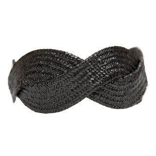 black criss cross headband