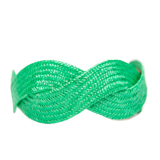 green criss cross headband