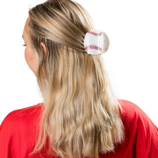 Baseball hair clip