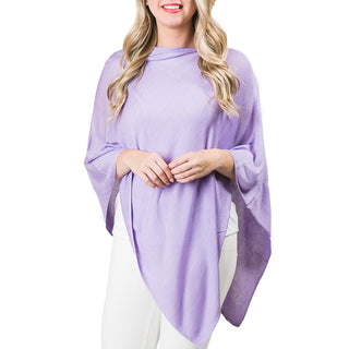 Lavender 100% Bamboo One Size Poncho