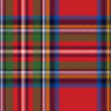Plaid pattern with red, blue, and yellow colors