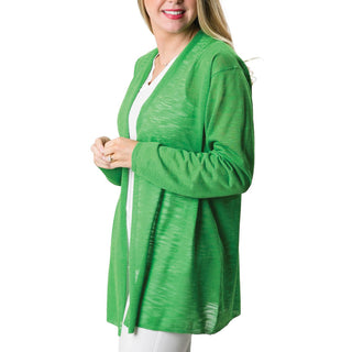 Green Long Sleeve Cardigan Program