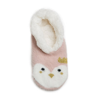 Gold Crown Pink Lounge Slippers. 