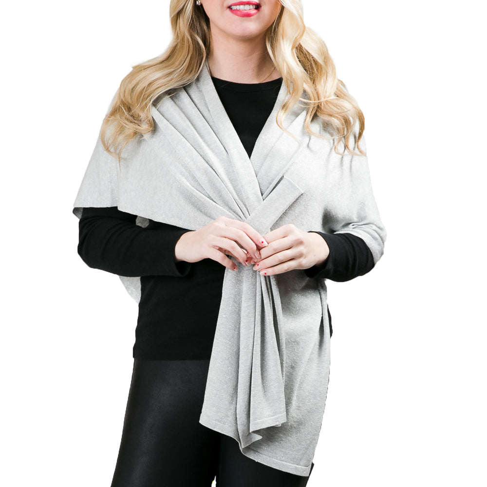 Solid Katie Knit Keyhole Wrap | Top it Off Accessories – Top