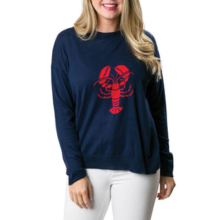 Navy with Red Lobster 