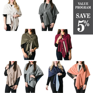 Assortment of Kate Wraps in 8 colors