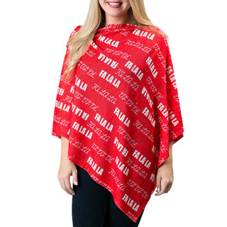Printed Emily Poncho for Fall