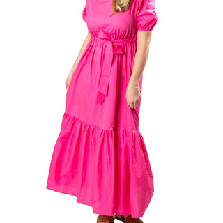 Pink Tiered Maxi Dress