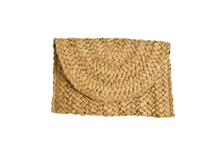 Natural Rattan Clutch with magnetic closure