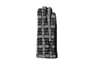 gray and black plaid Toby Touch Screen Glove