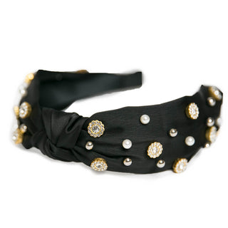 Black Beaded headband