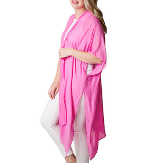 Hot Pink  One Size and 100% Viscose Kimono