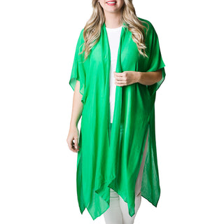 Kelly Green One Size and 100% Viscose Kimono