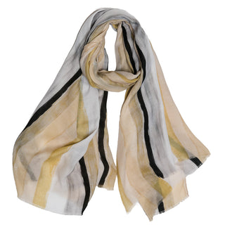 taupe-striped-casual-scarf