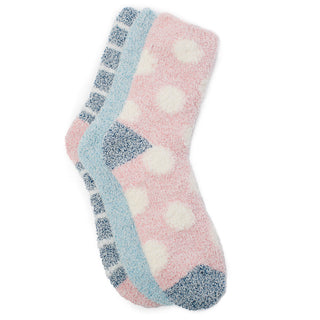 Blue and Pink Serenity 3 Sock Set 