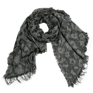 grey leopard marley scarf